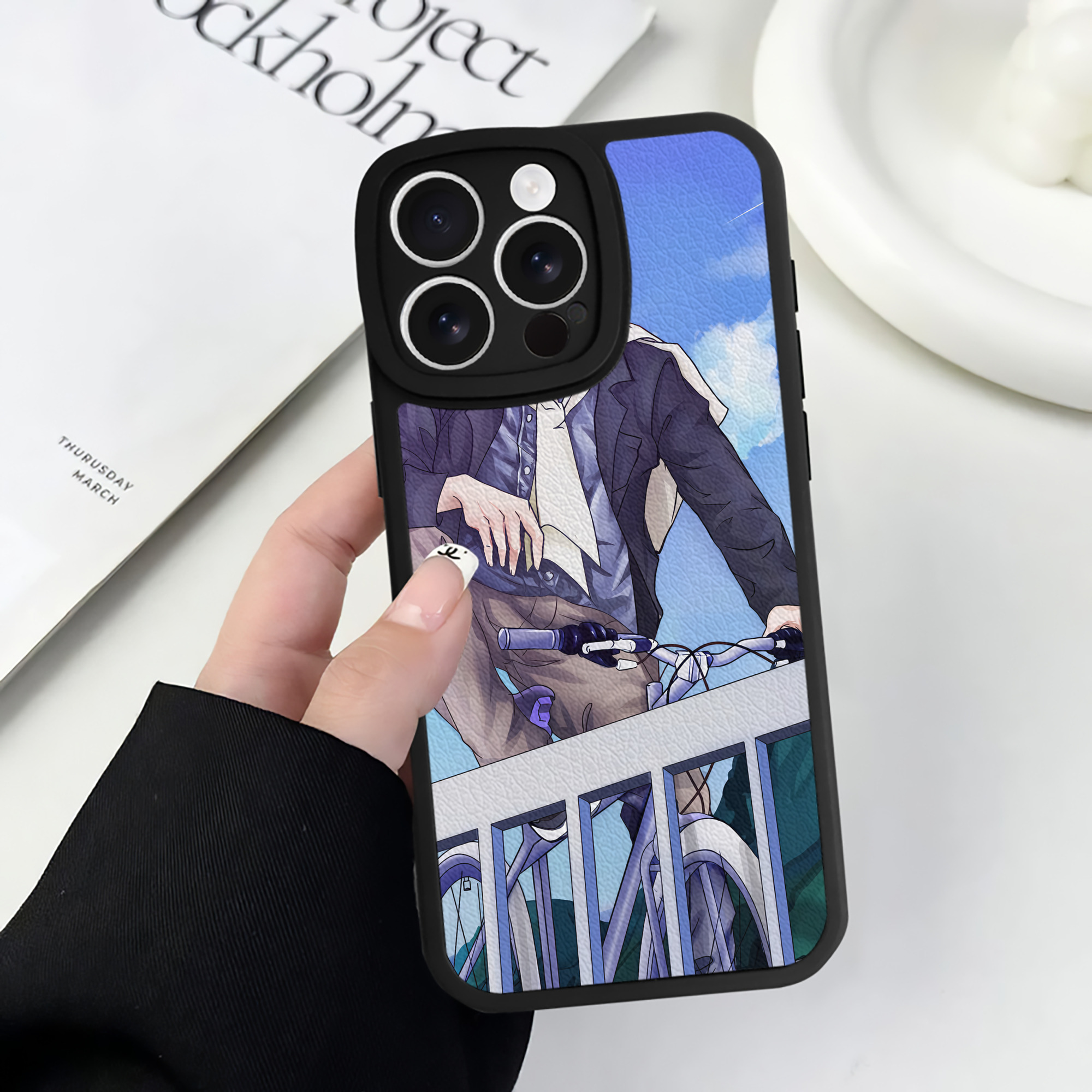 （画像用） SLAM DUNK／スラムダンク 【iPhone 16シリーズ対応】シリコンスマホケース（レザー調） 材質：シリコン